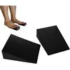 Generic Squat Wedge Block regolabile antiscivolo Squat Rampa inclinata Barella polpaccio, rialzato, attrezzatura blocco, estensore gamba, tavola inclinata per tallone rialzato e sollevamento polpaccio