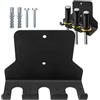 Generic Supporto verticale per bilanciere, montaggio a parete, in metallo resistente, organizer per garage, palestra, , di bloccaggio sicura per barre da sollevamento da 5,1 cm
