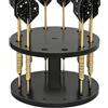 Generisch Supporto per freccette, espositore rotondo in acrilico, 14,6 x 14,6 x 9 cm, scaffale da tavolo, per sala giochi, studio, camera da , soggiorno, sala giochi domestica, con aspetto elegante e
