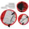 Cerlyiont Rete da Golf 3 in 1 per Chip Indoor e Outdoor in Nylon Resistente, Pieghevole con Sacca Raccoglipalle, Ideale per Allenamento a Casa o in Giardino