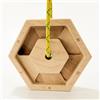 Generic Finger Exerciser - Esagonale in legno Finger Trainer | Hangboard portatile | Attrezzatura per allenamento di per arrampicata, fitness, esercizi a casa, allenamento in palestra