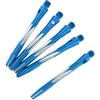 TUXCAXI Aste in lega di alluminio resistenti, aste medie da 50 mm, steli 2BA, filettatura con motivo finemente inciso, accessori per freccette adatti alla maggior parte delle