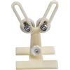 Minflora Supporto per riparazione canne da pesca per macchine da pesca con viti regolabili e ruote lisce per un supporto sicuro e stabile