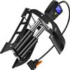 VALICLUD Pompa a Pedale Portatile Mini Display Digitale, Compressore ad Alta Pressione per Bici, Moto, Auto Elettriche e Articoli Gonfiabili, Compatta e Facile da Trasportare per Utilizzo