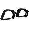 Cryfokt Cintura per Pedali Autoadesiva con Cinturino per Clip da Ciclismo per Bici a Ingranaggio Fisso, Comoda Ed Elegante per i Ciclisti (BLACK)