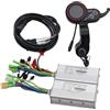 DUANSIYU Centralina Monopattino Elettrico 48V 25A DC Controller Brushless Con Chiave Display Strumento Acceleratore for Scooter Elettrici Fuoristrada E Biciclette(48V 25A set)