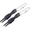 yanwuwa Pinzette per lenza da pesca in acciaio inox, 2 pezzi, pinze per apertura ad anelli rapidi, accessori per la pesca, pinze