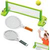 Generico Set Da Pong - Mini Gioco Sportivo Con 2 Racchette E 1 Pallina | Kit Rete In Carta PP 11,22x3,31x3,66 Pollici | Attività Interattiva All'aperto Al Coperto Per La Raccolta Di, Parchi, Cortile