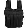 Baxnore Gilet con pesi regolabile da 50 kg, resistente, per allenamento di forza, fitness, allenamento, in tessuto Oxford, per uomini e donne, per perdere peso, costruzione muscola
