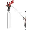 Generic Supporto per canna da pesca per terra, ad angolo regolabile, resistente, supporto per canna da pesca, supporto a terra, per pescatori di fiumi, laghi, pescatori professionisti e appassionati
