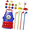 KiBcsLic Set di Giocattoli da Golf per Bambini, Palline da Golf, Mini Putter E Mazze da Golf Divertenti per attività All'aperto sul Prato, Stile B