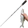 Generic Canna da pesca telescopica, a 2 fasi, per pesca su ghiaccio, canna da pesca all'aperto, per surf, casting, pesca a traina, acqua salata, acqua , offshore, campeggio, escursionismo, viaggi