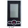TIANHENGMart Misuratore elettronico per cyclette, con display a LED, per cyclette, ellittica e vogatore, rileva tempo, velocità, distanza, calorie, 80 x 137 x 22 mm, nero