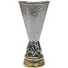 UEFA EUROPA LEAGUE Unisex Adulto El 45 mm Riproduzione Coppe in 3D Argento 45 mm