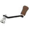 Gettimore Per Daiwa Fuego Salamandura Spinning Reel Maniglia 70mm Fibra di Carbonio Braccio Singolo con Manopola Rotonda 2 Cuscinetti Vite in Ricambio Parte Argento