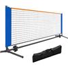 Kivivaka Rete da tennis in acciaio leggero da 300 x 90 cm, montaggio rapido, per attività sportive all'aria aperta