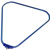 YTtkku Guadino Telaio di ricambio in lega di alluminio Telaio rotondo/triangolare Landing Dip Net Accessori per attrezzi da pesca Rotondo/Triangolare Sostituzione pieghevole in lega di alluminio Attrezzatura
