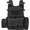Generic Gilet da pesca per ragazzi, regolabile, con tasche multiple, attrezzatura protettiva, gilet per softair, simulazione, paintball, caccia, cosplay, giochi di ruolo, combattimento, battaglia