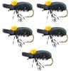 Shurhome ami per la testa dei capelli, pesca a mosca, ami affilati, esche per mosche, pesca, mosche Gogga, esche da pesca, mosche, trote, esche da pesce, esche secche e bagnate