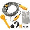 Generic Doccia portatile per campeggio, pompa elettrica da campeggio da 12 V, per esterni, per campeggio, accessori per camper, viaggi su strada, giardino, irrigazione