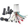 CaFfen Centralina Monopattino Elettrico Scooter elettrico for bici Dual Mode Controller brushless 36V/48 500W e kit acceleratore(48V 500W)