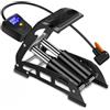 KHBUAB Pompa d Aria Portatile per Auto e Bici Display Digitale, Mini Compressore Elettrico ad Alta Pressione, Compatta e Facile da Trasportare