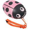 Alipis Boa da Nuoto Gonfiabile in Pvc Rosa, Galleggiante Waggler Portatile e Leggero per Vacanze Estive in Acque Libere, Attrezzatura di Sicurezza per Nuoto per Adulti Principianti