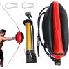 Bsbkoj Double End Bag, Punching Bag with Elastic Cord, Strike Ball, Durable PU Leather Ball, Boxing Equipment with Style, Reflex Training, Adjustable Design for Gym