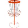 Madelynn Cestino da golf a disco da 132 cm, con 24 catene di ferro, rotondo, supporto per allenamento con 4 picchetti, per cortili, parchi, campeggi, feste