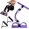 Generic Fascia elastica per estrattori per pedali, cinghia elastica per yoga, resistenza a 3 tubi con manico per stretching, fitness, allenamento, pilates, palestra, esercizi fisici, addominali, stretching