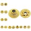 ReachMall Cassetta per bici da strada 8/9/10/11, ruota libera in metallo, compatibile con SRAM, oro