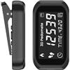 NbgrvB Contapassi 3D accurato con display LCD, contatore di passi ricaricabile tramite USB con per il sonno automatico, versatile clip per braccio in vita per fitness nero