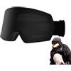 Generic Occhiali da snowboard, occhiali da sci per uomo e donna, occhiali da sci per bambini, occhiali antivento, anti-appannamento, a doppio strato per bambini, adolescenti, ragazzi e ragazze, d