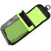 Durashmall Borsa per attrezzatura subacquea, per marcatori di superficie, tasca in rete, per attrezzatura da snorkeling, custodia da trasporto per viaggi, esplorazione in grotta (verde fluorescente)