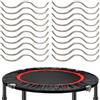 Generic Fibbie a forma di W per trampolino | 20 pezzi 11,7 cm acciaio zincato | fibbie di ricambio in metallo per trampolino - per sport all'aria aperta, giardino, cortile, giochi, , allenamento
