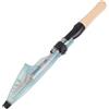 CYRENT Canna da pesca telescopica portatile in fibra di carbonio ultra leggera da 4 a 4,5 kg, lunghezza 150 cm, con sei guide per spigola, trota d'acqua dolce e casting, attrezzatura da viaggio all'aperto