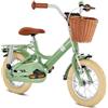 PUKY YOUKE Classic 12 | Bicicletta per bambini a partire dai 3 anni | Bicicletta per bambini a partire dai 3 anni | Bicicletta retrò per bambini con cestino e freno a contropedale | Altezza regolabile