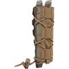 ACEXIER Tattico 9 Millimetri Caricatore Sacchetto Militare Caccia Pistola mitragliatrice MP5/MP7/.45 Lungo Singolo Mag Pouch Carrier Molle Malice Clip (Tan)