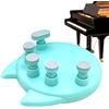 Generic Pianoforte Finger Strength Trainer, resistenza regolabile, 15,5 x 15,5 x 6 cm, attrezzatura per la pratica del pianoforte, pianoforti e tastiere, design compatto, per casa, camera, scuola, aula
