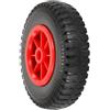 Buxuaaaa 3 ruote gonfiabili per carrello da canoa da 25,4 cm/20,3 cm, a prova di foratura, ricambio per carrello kayak, facile installazione