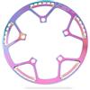 ReachMall Ruota di catena in lega di alluminio per bici pieghevole Litepro, guarnitura singola 130BCD, disco elettroplaccato 45-58T