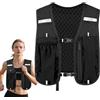 Générique Gilet di idratazione Running e Trail | Traspirante Tasche Multiple,Attrezzature per il petto Elastico Stabilità del Serbatoio per Trail Escursionismo