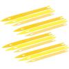 NIYANGLE Set 40 di Net Shuttle in Plastica Gialla, Strumento Compatto e Leggero per Riparazione Rete da Pesca, Accessori per Carpfishing in Esterno