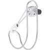 Yosoo Health Gear Supporto per Anello Salvagente in Acciaio Inossidabile, Yacht per Barche Marine, Staffa a Ferro di Cavallo Lucidata per Guida da 22-25 Mm, con Supporto in Plasti
