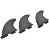 HuadZhylyx Pinne per tavole da surf con aletta di coda divisa, pinne sportive da surf con template verticale e design a lamina piatta, pinne leggere in nylon e plastica per virate strette,