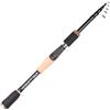 Zpengtai Canna da Pesca Canna da Pesca con Esche Resistenti 1,6 m,8 2,4 in Carbonio telescopica Spinning for Carpe Viaggio Acqua salata Dolce(2.1M)