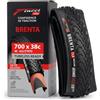 Fincci Brenta Copertone Bici 28 Tubeless Ready 700x38c - Copertone Gravel Aramidico Antiforatura Nylon 1mm 120 TPI ETRTO 40-622 - per Elettrica, Ibrida, Strada, Gravel
