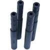 Kivivaka Set di estensori per mazze in fibra di carbonio, diametro interno da 0,49 a 1,58 cm, aste di prolunga per albero personalizzato, 4 pezzi