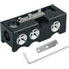 Vestamore Strumento di riparazione 11 in 1 per la manutenzione della stecca da biliardo, snooker e biliardo, include shaper, brunitore, trimmer e strumento di sostituzione, caratteristiche affilatura