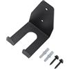 NINMORTH Supporto da parete per bilanciere per palestra domestica, supporto per barra in acciaio resistente per barre da 25-33 mm, salvaspazio, con cuscinetti antigraffio
